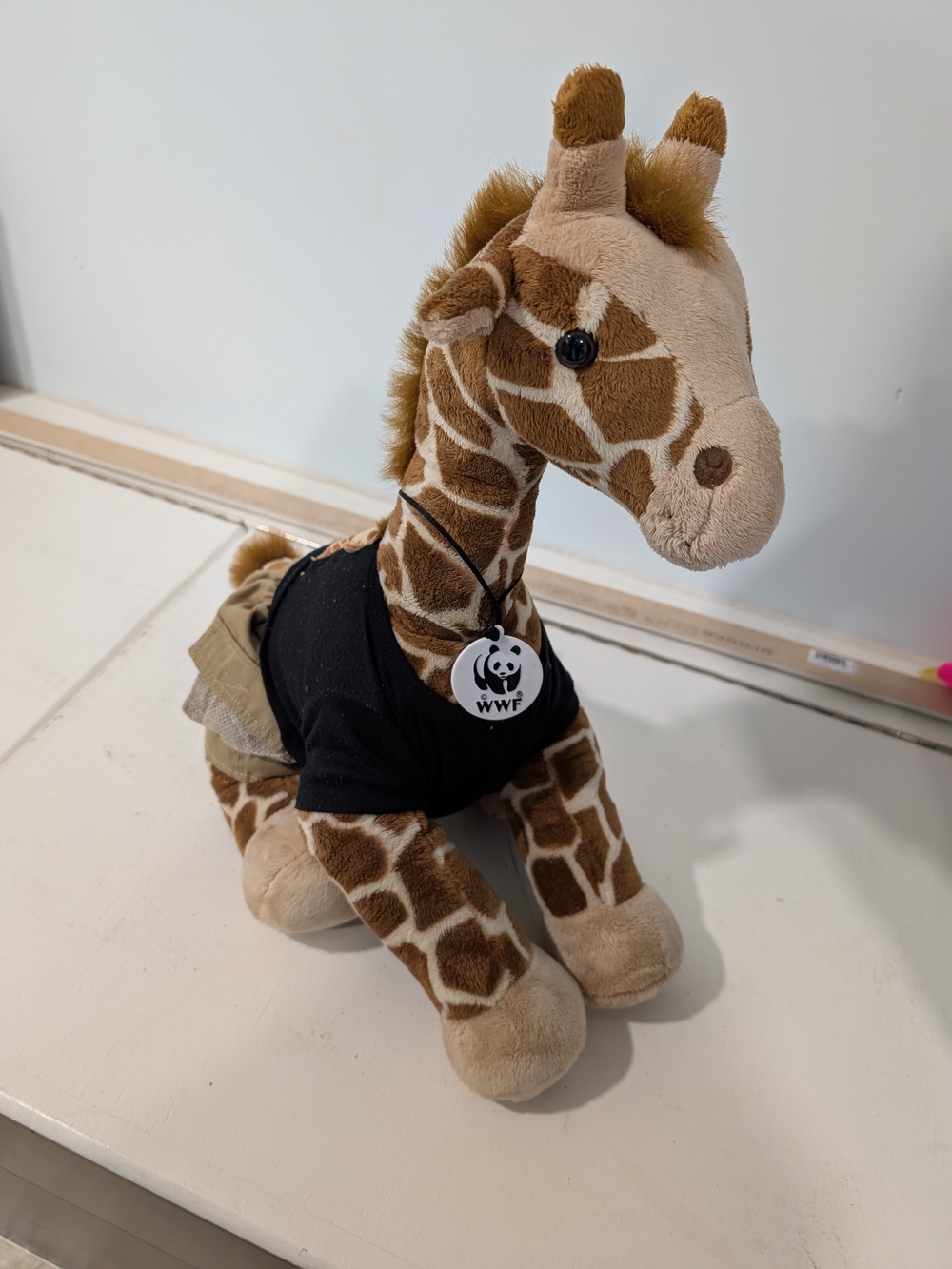 2005 Build A Bear WWF Giraffe Retired WORLD WILDLIFE FUND PLUSH